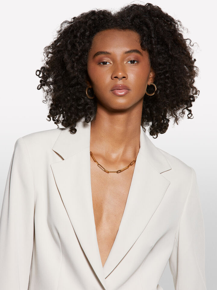 Beiger Blazer mit normaler Passform - blazer für damen - Beige | Sisley image number 4